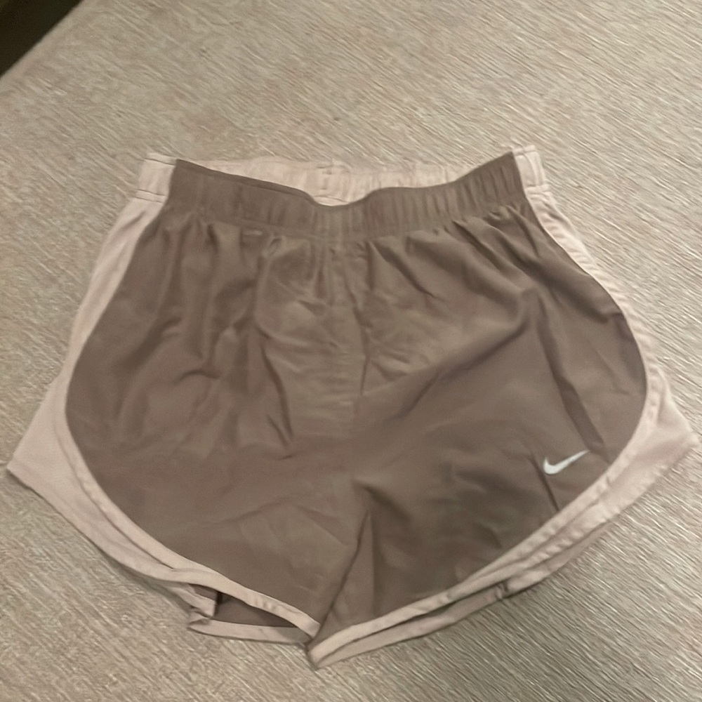Nike dry fit taupe shorts